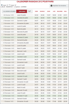 ramadan 2012
on Horaire du ramadan, calendrier et dates du ramadan 2013 pour toute la ...