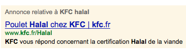 KFC non halal