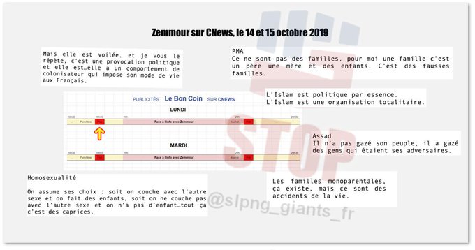 Zemmour Cnews Sleeping Giants