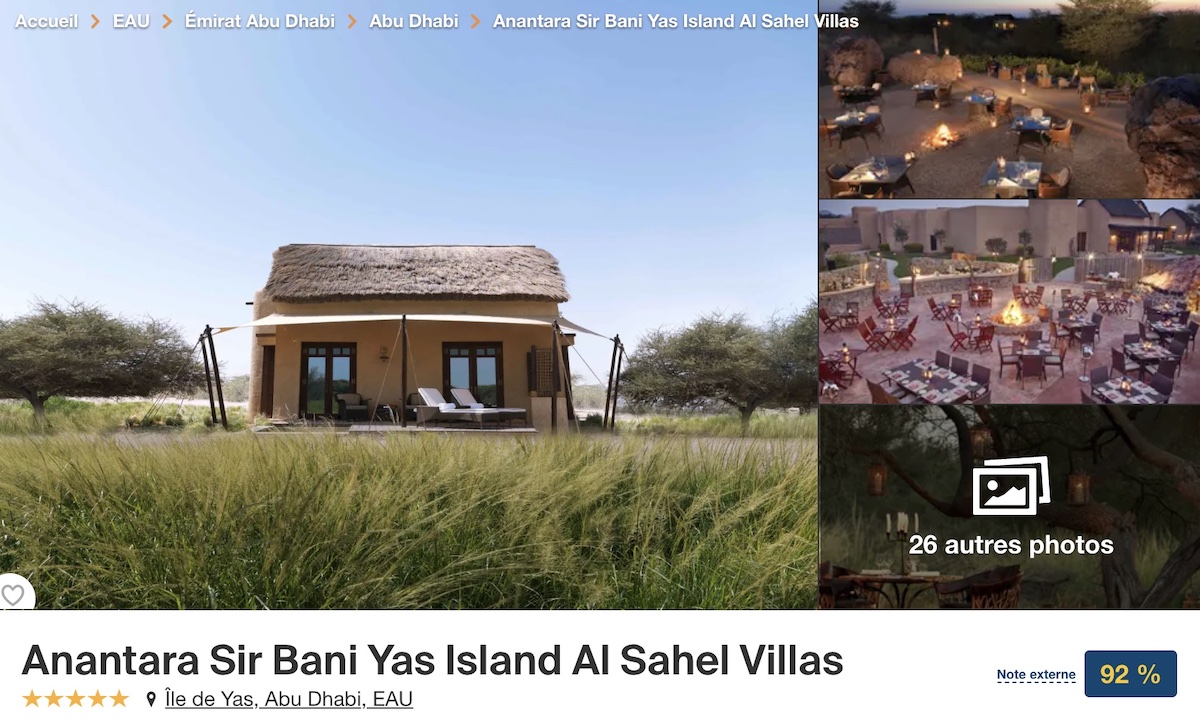 Anantara Sir Bani Yas Island Al Sahel Villas