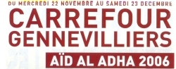 Pourquoi je ne fais plus l’opération Aïd Al Adha avec Carrefour-Gennevilliers ?