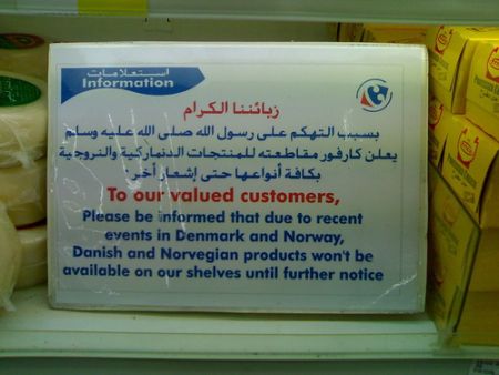 Quand Carrefour boycottait le Danemark