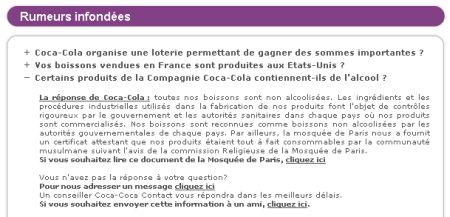 Le Coca-Cola est licite selon la mosquée de Paris