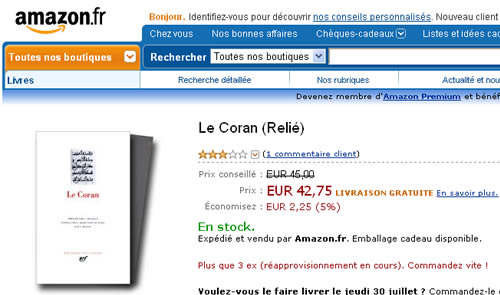 Amazon et le Coran