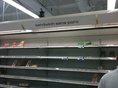 sandwichs sans porc chez Carrefour