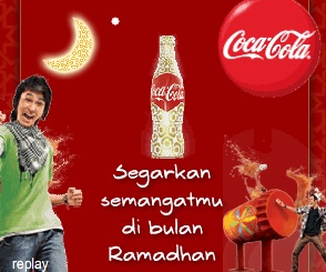 Publicité Coca-Cola pendant le mois de ramadan