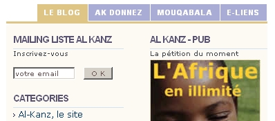 Le cap des 100 abonnés RSS est franchi pour Al-Kanz - newsletter