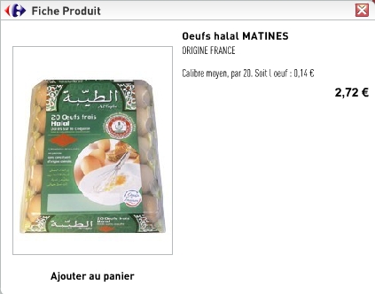 Comment des oeufs peuvent-ils être halal ?