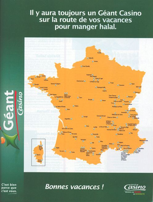 publicité du groupe Casino dans Le Courrier de l