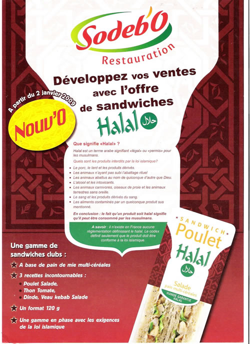 Sodebo fait du halal