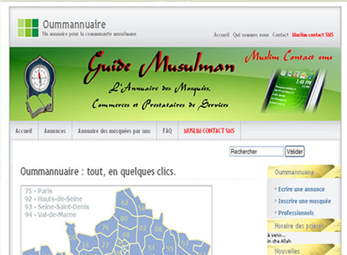 Guide musulman Oummanuaire annuaire musulman