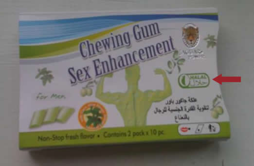 chewing gum aphrodisiaque