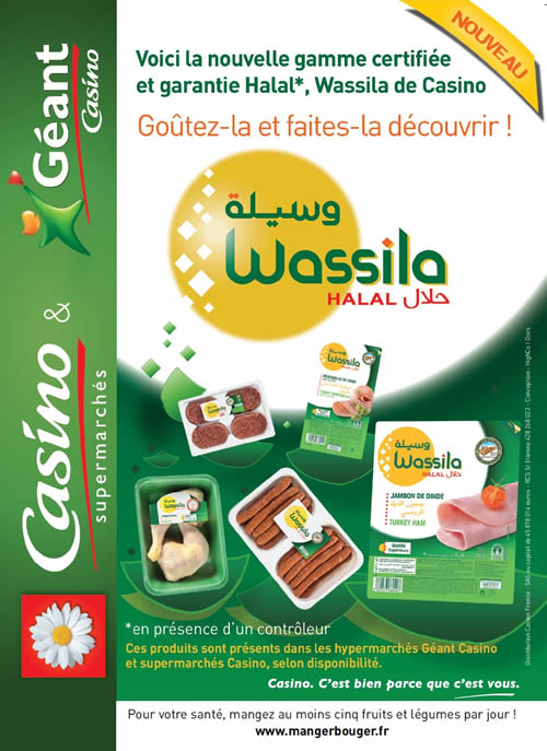 Wassila produits halal Casino