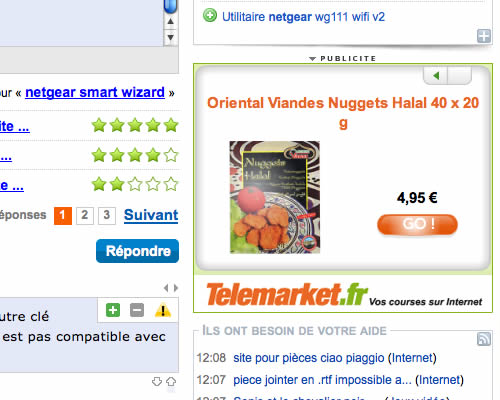 Telemarket promeut le halal