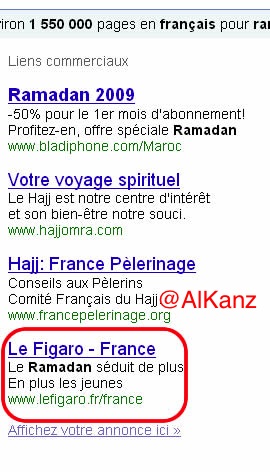 figaro ramadan adwords