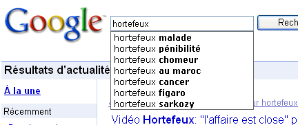 Google accable Hortefeux