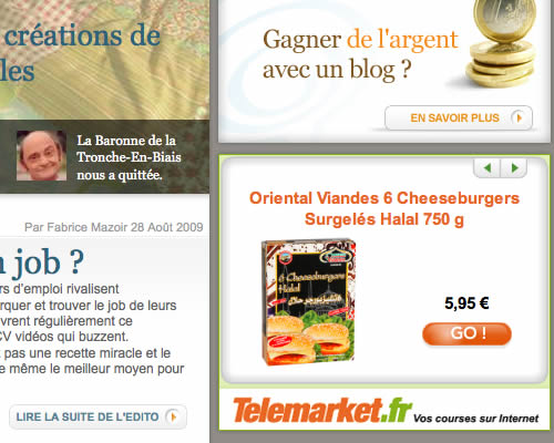 Telemarket promeut le halal