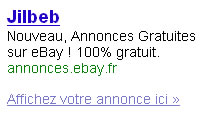 Ebay fait dans le jilbab