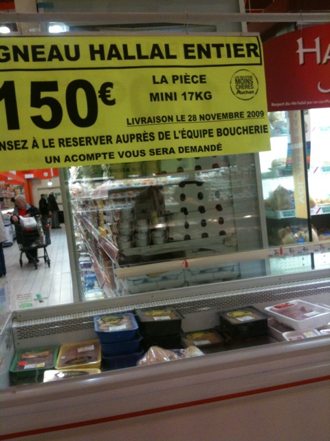 Auchan mouton de l'aïd