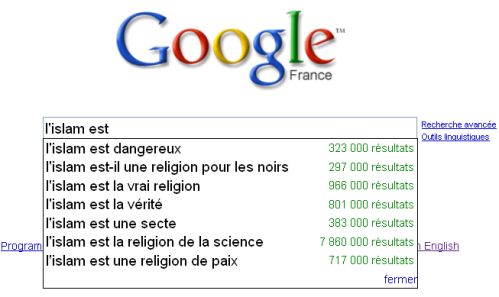 Google et l'islam