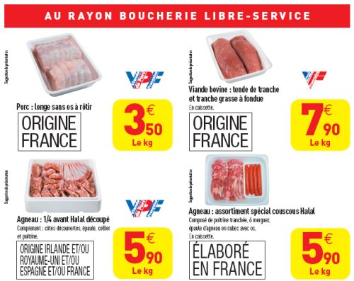 Halal Carrefour grande distribution