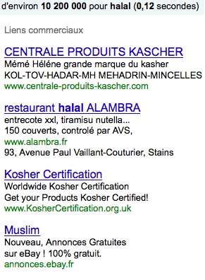 Le casher a besoin du halal et le montre