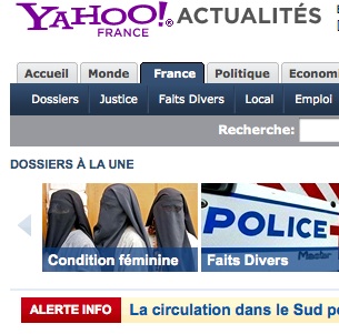 Condition féminine, selon Yahoo