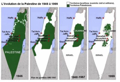 La Palestine annexée par Israël