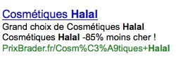 Cosmétique halal