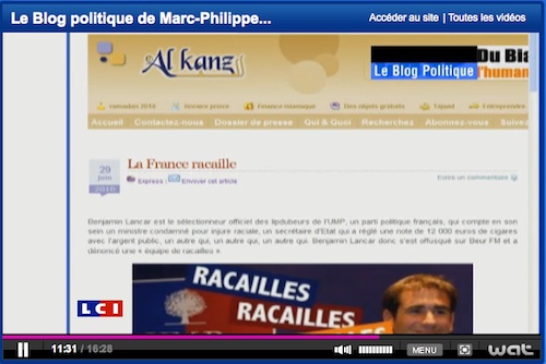 Lancar, TF1, racaille