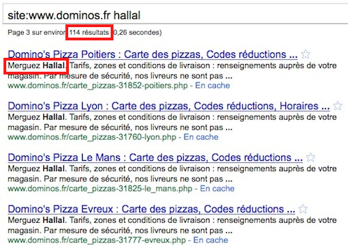 Domino's Pizza halal