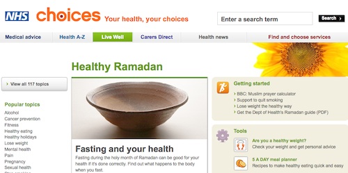 ramadan NHS