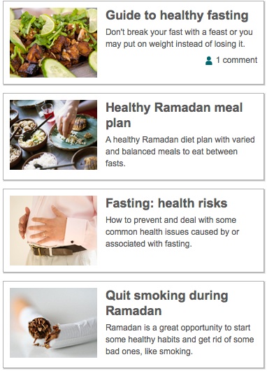 ramadan NHS