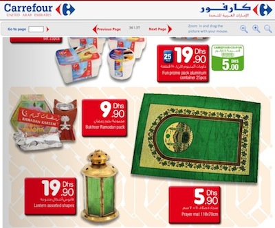 Ramadan : Carrefour à l'étranger