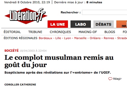 L'Express complot musulman