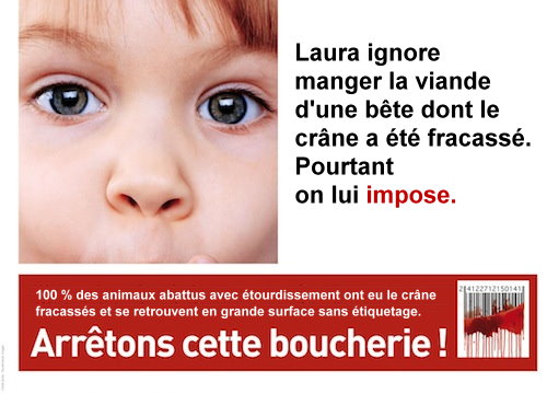 Abattage rituel : détournement des affiches