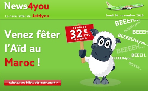 Jet4you et son mouton de l'Aïd