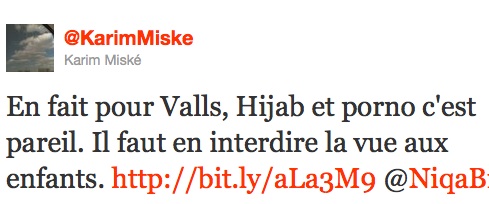 Pour Valls, hijab et porno, c'est pareil