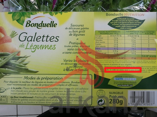 galette legume bonduelle