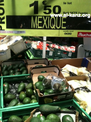 Israël, c'est au Mexique, chez Auchan