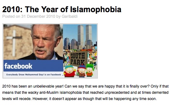 2010 : année de l'islamophobie