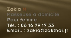 Zakthaï : massage à domicile