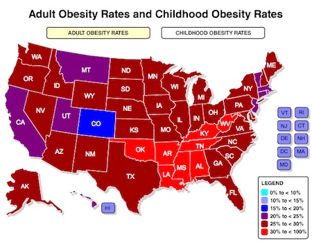 Obésité Etats-Unis