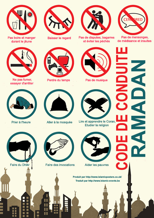 ramadan code de conduite