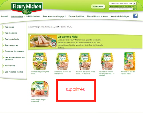 Fleury Michon halal