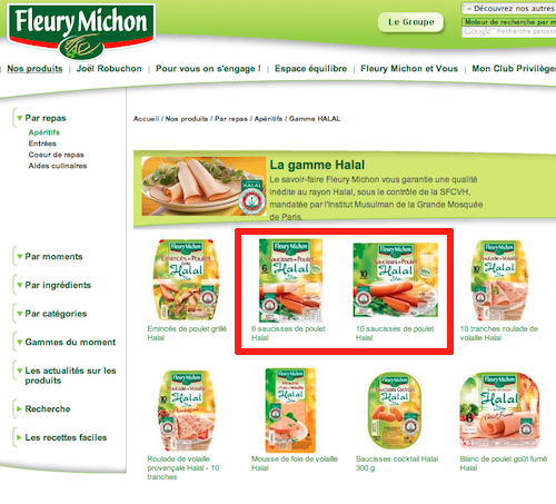 Fleury Michon halal