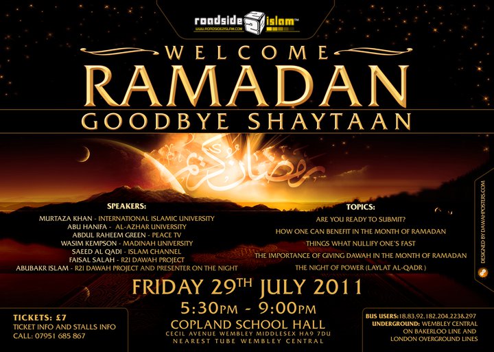 Welcome ramadan, Goodbye Shaytan