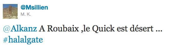 Pour l'aïd, Quick vous offre une blague... halal