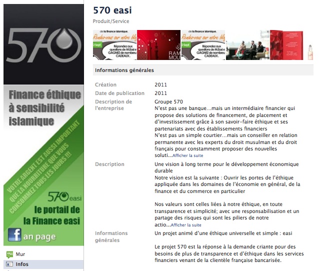 570 easi - Page Facebook