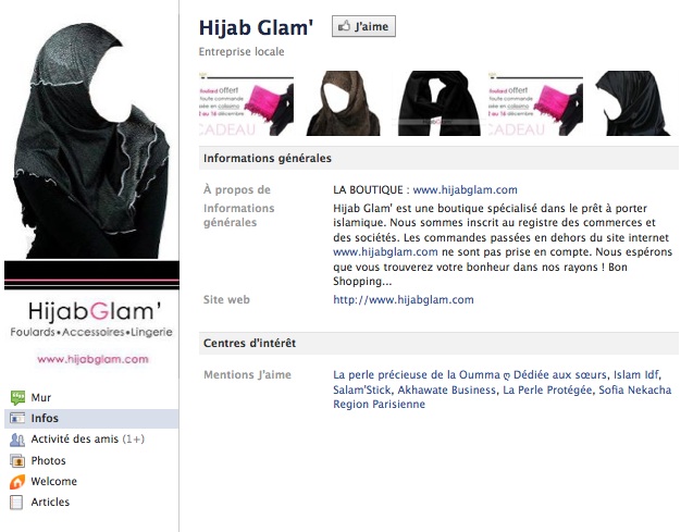 Hijab Glam' - Page Facebook